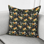 Spring Lily Flowers Pattern Print Pillow Cover