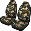 Spring Lily Flowers Pattern Print Universal Fit Car Seat Covers