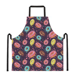 Sprinkles Donut Pattern Print Apron