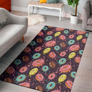 Sprinkles Donut Pattern Print Area Rug