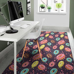 Sprinkles Donut Pattern Print Area Rug