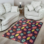 Sprinkles Donut Pattern Print Area Rug