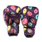 Sprinkles Donut Pattern Print Boxing Gloves