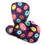 Sprinkles Donut Pattern Print Boxing Gloves