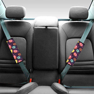 Sprinkles Donut Pattern Print Car Seat Belt Covers