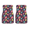 Sprinkles Donut Pattern Print Front Car Floor Mats