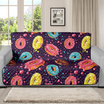 Sprinkles Donut Pattern Print Futon Protector