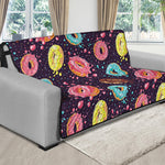 Sprinkles Donut Pattern Print Futon Protector