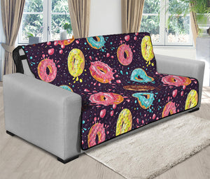 Sprinkles Donut Pattern Print Futon Protector