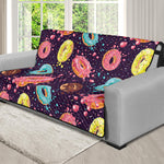 Sprinkles Donut Pattern Print Futon Protector