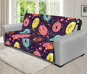 Sprinkles Donut Pattern Print Futon Protector