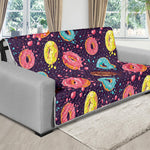 Sprinkles Donut Pattern Print Futon Protector