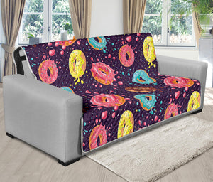 Sprinkles Donut Pattern Print Futon Protector