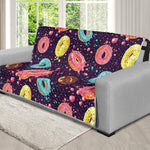 Sprinkles Donut Pattern Print Futon Protector