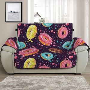 Sprinkles Donut Pattern Print Half Sofa Protector