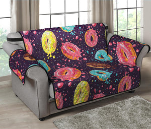 Sprinkles Donut Pattern Print Loveseat Protector