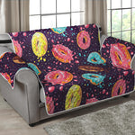 Sprinkles Donut Pattern Print Loveseat Protector