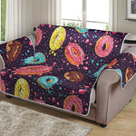 Sprinkles Donut Pattern Print Loveseat Protector