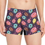 Sprinkles Donut Pattern Print Men's Boxer Briefs