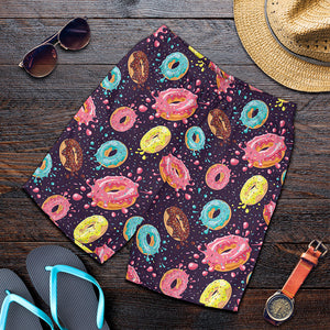 Sprinkles Donut Pattern Print Men's Shorts