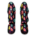 Sprinkles Donut Pattern Print Muay Thai Shin Guards