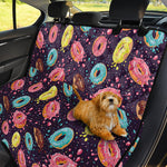 Sprinkles Donut Pattern Print Pet Car Back Seat Cover