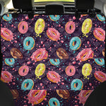 Sprinkles Donut Pattern Print Pet Car Back Seat Cover