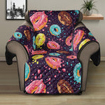 Sprinkles Donut Pattern Print Recliner Protector