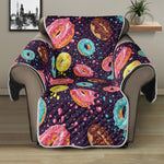 Sprinkles Donut Pattern Print Recliner Protector