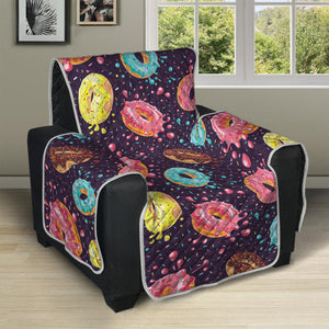 Sprinkles Donut Pattern Print Recliner Protector