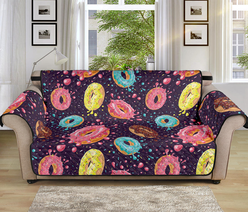 Sprinkles Donut Pattern Print Sofa Protector