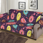 Sprinkles Donut Pattern Print Sofa Protector