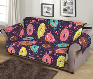 Sprinkles Donut Pattern Print Sofa Protector