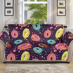 Sprinkles Donut Pattern Print Sofa Protector