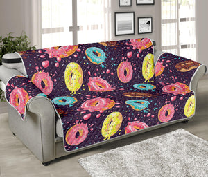 Sprinkles Donut Pattern Print Sofa Protector