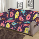 Sprinkles Donut Pattern Print Sofa Protector