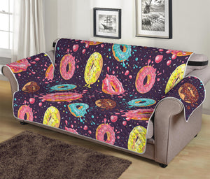 Sprinkles Donut Pattern Print Sofa Protector