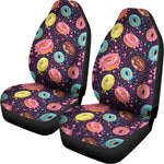 Sprinkles Donut Pattern Print Universal Fit Car Seat Covers
