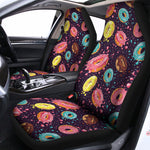 Sprinkles Donut Pattern Print Universal Fit Car Seat Covers