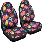Sprinkles Donut Pattern Print Universal Fit Car Seat Covers