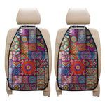 Square Bohemian Mandala Patchwork Print Car Seat Organizers
