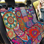 Square Bohemian Mandala Patchwork Print Pet Car Back Seat Cover