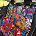 Square Bohemian Mandala Patchwork Print Pet Car Back Seat Cover