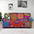 Square Bohemian Mandala Patchwork Print Sofa Cover