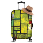 Square Stained Glass Mosaic Print Luggage Cover