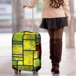 Square Stained Glass Mosaic Print Luggage Cover