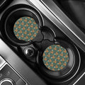 Squirrel Knitted Pattern Print Car Coasters