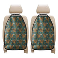 Squirrel Knitted Pattern Print Car Seat Organizers