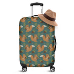 Squirrel Knitted Pattern Print Luggage Cover