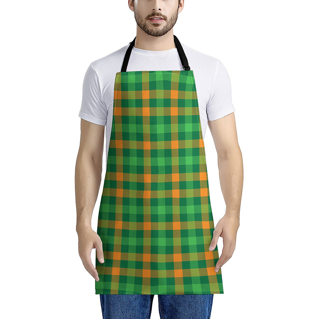 St. Patrick's Day Buffalo Check Print Apron